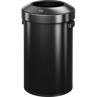 EKO - Poubelle Urban 60 litres - Stainless Steel - noir