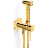 Batteria bidet a incasso oro lucido con doccetta bidet – elegante, funzionale e salvaspazio