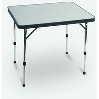 Mesa rectangular gris Al-246 en aluminio 101 x 65 cm - Crespo