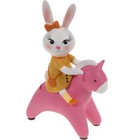 Spardose Hase rosa 11x17x6 cm