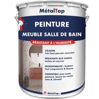 Peinture Meuble Salle De Bain - Pot 1 L - 1033 - Jaune dahlia - Metaltop