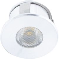 Siro Led Einbaustrahler SL-Mono Mini08, ansteuer- und dimmbar, 4000K neutralweiß, alufarbig, 24 V/DC