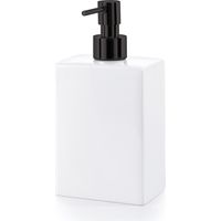 Lineabeta - Weißer Saon-Seifenspender mit mattschwarzem Spender 600 ml