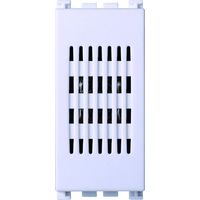 Serie Civile ETTROIT Bianco Compatibile Con Vimar Arke (Ronzatore 220V)