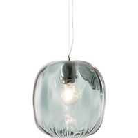 Oban Suspension En Verre Soufflé Pétrole E27 Ip20 - Lampe Design Avec Diffuseur Artisan - Structure Elégante Pour Intérieur