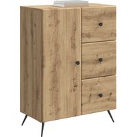 Sideboard/Anrichte/Buffet Artisan-Eiche 66 x 34,5 x 90 cm Holzwerkstoff LXWW326466