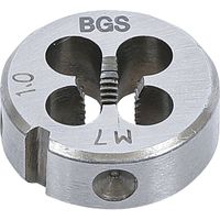 Bgs Technic – Filière M7 x 1.00 – Pas de vis métrique pas standard – Ø extérieur 25.4 mm – Épaisseur 9 mm pour filetages propres