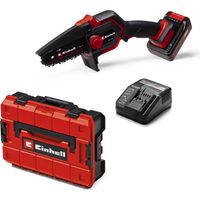 Einhell Akku-Astkettensäge GE-PS 18/15 Li BL Kit Power X-Change (18 V, Brushless, 12,5 cm Schnittlänge, werkzeugloser Schwert-/Kettenwechsel, inkl. 2,5 Ah Akku, Ladegerät, E-Case S-F)