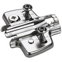 Base de tornillo excéntrica para tablero de aglomerado premontado HETTICH - Dist.0 mm - Acero niquelado - 9071670