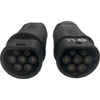 Jatrhg – Adaptateur de charge EV GB/T vers Type 2 – Courant 16A/32A – Tension 110V/250V AC – Matériau thermoplastique – Pour véhicules électriques