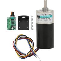 Moteur sans balais DC24V basse vitesse avec support régulateur pour micro-machines XD-37GB3650 300 tr/min