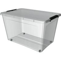 Almacenamiento orplast simple store contenedor 60l modular con ruedas