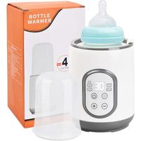 4-in-1 Chauffe Biberonffe, Chauffe Lait Maternel/Infantil, Chauffe-Biberon, Multifonctions Chauffe Lait Maternel, Chauffe-biberon Rapide, Chauffe-biberon pour Biberons, Chauffe-Biberon pour
