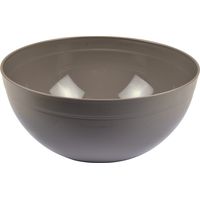 Saladier rond en plastique 4.2 L 12 x 25 cm Taupe