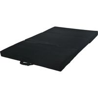 Matelas pliant lit d'appoint 200x80x10 cm noir