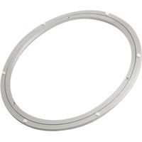 Plateforme tournante en aluminium de 391 × 8,5 mm pour cuisine et pâtisserie – plateau rotatif avec roulements plats, idéal pour présentation de gâteaux, préparation culinaire et organisation de cuisi
