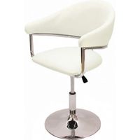 Tabouret de bar, chaise lounge COMO, crème