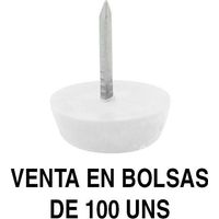 otto deslizante-quitarruido ø15 ø17 y ø20 (bolsa de 100) acabado blanco ø diámetro ø17