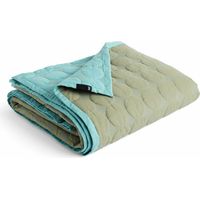 Hay Mega Dot plaid verde oliva 235 x 245 cm reversibile