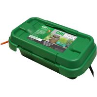 DriBox Small Green Weatherproof Connection Box | Outdoor Plug Lights