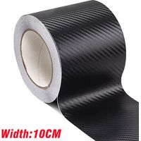 (5 m,10 cm) Film de protection imperméable en fibre de carbone nano pour voiture,à coller soi-même,pour seuils de porte et côtés,anti-rayures