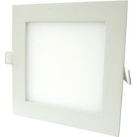 Pannello Faretto Led Da Incasso 12W Bianco Caldo 220V Quadrato Interno Esterno