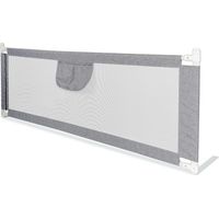 Randaco Barrière de Sécurité Enfant Lit, 150 x 80CM, Barrière de Lit Enfant Bébé Pliable