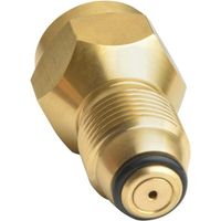 Adaptateur de recharge de propane pour réservoirs de 1 lb, connecteur de réservoir de bouteille de GPL pour bouteilles jetables, laiton massif