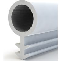 STEIGNER Türdichtung SCHLAUCHDICHTUNG Türgummi 30m 8mm STD03 WEISS