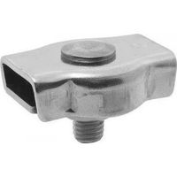 Sujetacables plano 1 tornillo acero zincado Ø2 mm VISO - 4 piezas - SCP124SB