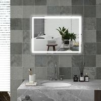 Miroir de salle de bain Miroir de salle de bain Miroir mural LED de la salle de bain. Ber - miroir de salle de bain - salle de bain - Idéal