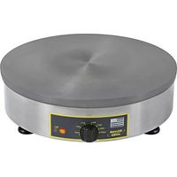 Crêpière électrique en fonte 40 cm – Résistance haute température 3000W – Cuisson homogène – Fabriqué en France – Roller Grill