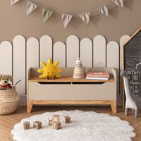 Spielzeugtruhe Malia, Cashmere/Artisan, 107.2 x 50 cm mit Sitzfläche, Vitalispa