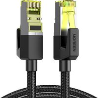 Câble réseau tressé Ugreen NW150, Ethernet RJ45, Cat.7, F/FTP, 3 m (noir)