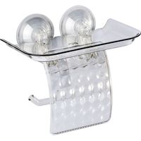 Porte-savonpapie wc transparent en plastique mod. air container