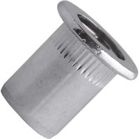 500 gezahnte Stahlmuttern mit Flachkopf bis M5x13mm - SCELL-IT - TCD0530