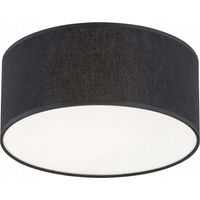 tk-lighting TK Rondo plafón negro 50 cm moderno