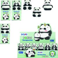 Display con 24 taille-crayons panda dohe 79639