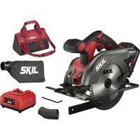 Scie circulaire sans fil 20V Ø165mm avec batterie 2.0Ah – Profondeur de coupe 54mm – Moteur Brushless – SW1E3520DC – Skil