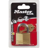MASTER LOCK Vorhangschloss 140 EURD Messing, Breite 40 mm, verschsp. SB