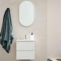 Waschtisch 45cm Armatur und Spiegel SORRENTO