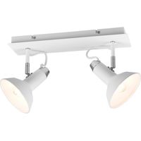 Plafonnier Roxie 2x10W E14 Blanc Mat