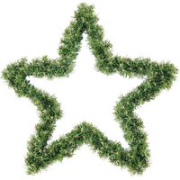 Salcar Weihnachtsstern 50 cm aus PVC – Künstliche Weihnachtsdeko für Innen & Außen