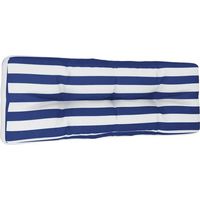 tissu pour plateau rayé bleu et blanc