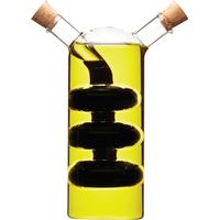 2 in 1 Oliefles en Azijnfles, Olie- en Azijn Dispenser, 300 en 100 milliliter - Glas