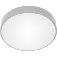 Orno OVO lampada da soffitto grigio acciaio vetro opale