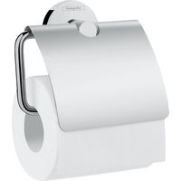 Hansgrohe Logis Bathroom Toilet Roll Holder Cover Wall Mounted Chrome Modern