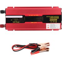 Onduleur Solaire Portable 2000W 24V/220V avec Écran LCD pour Maison