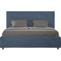 Letto Matrimoniale 160x200 cm Senza Rete Mika Blu