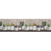Tappeto Passatoia Antiscivolo Stampa Digitale Sprinty L'originale Dis. Cactus, misura50x180coloreCactus